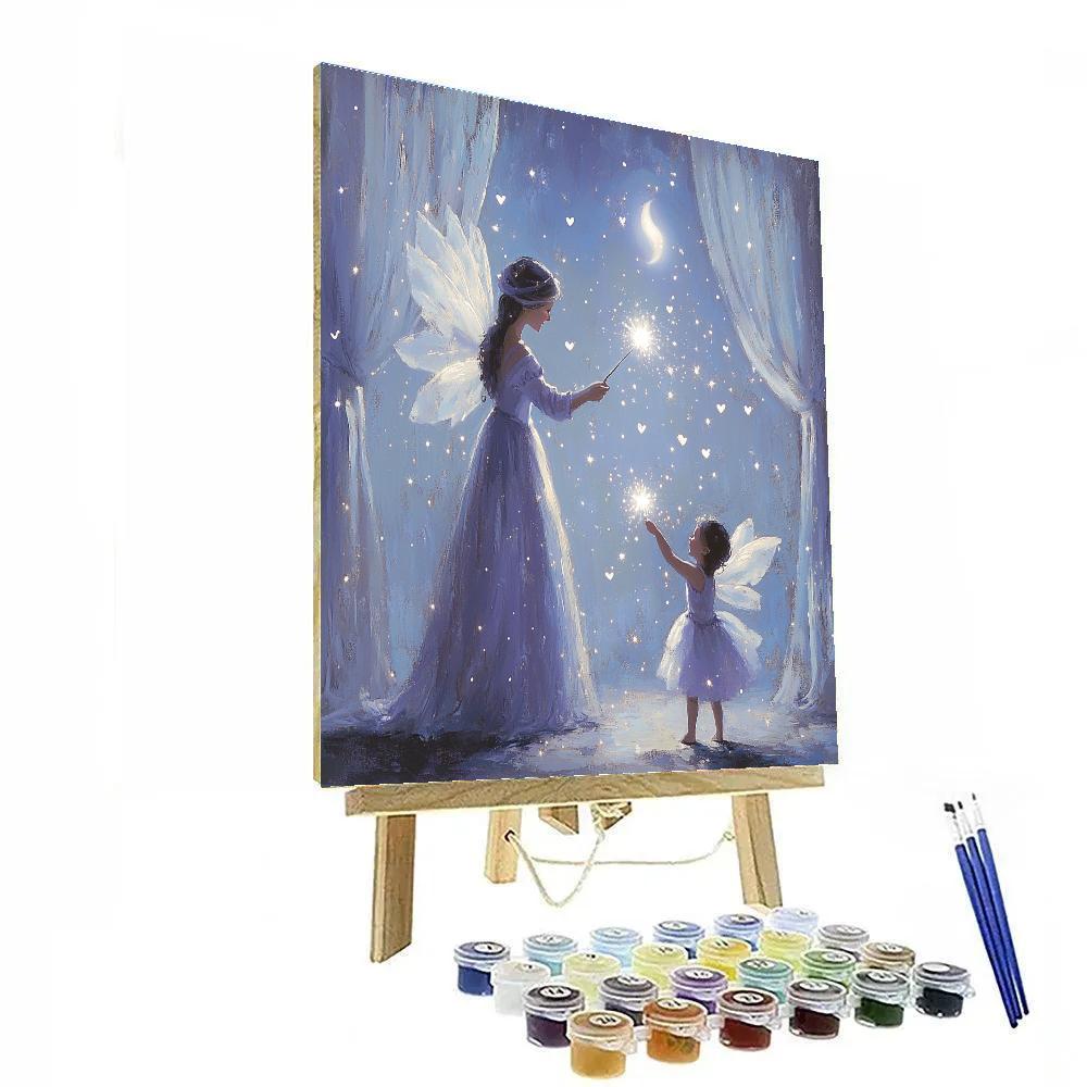 Fairy Godmother Sparkle Wish Disney Inspired paint by numbers