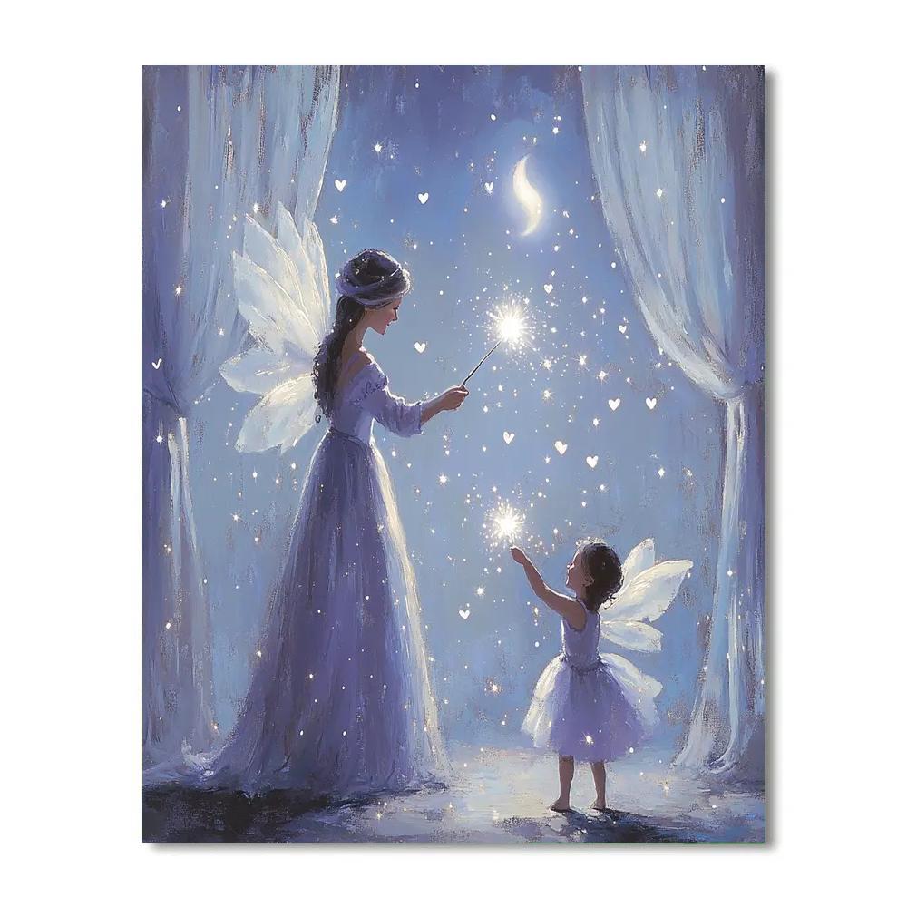 Fairy Godmother Sparkle Wish Disney Inspired paint by numbers