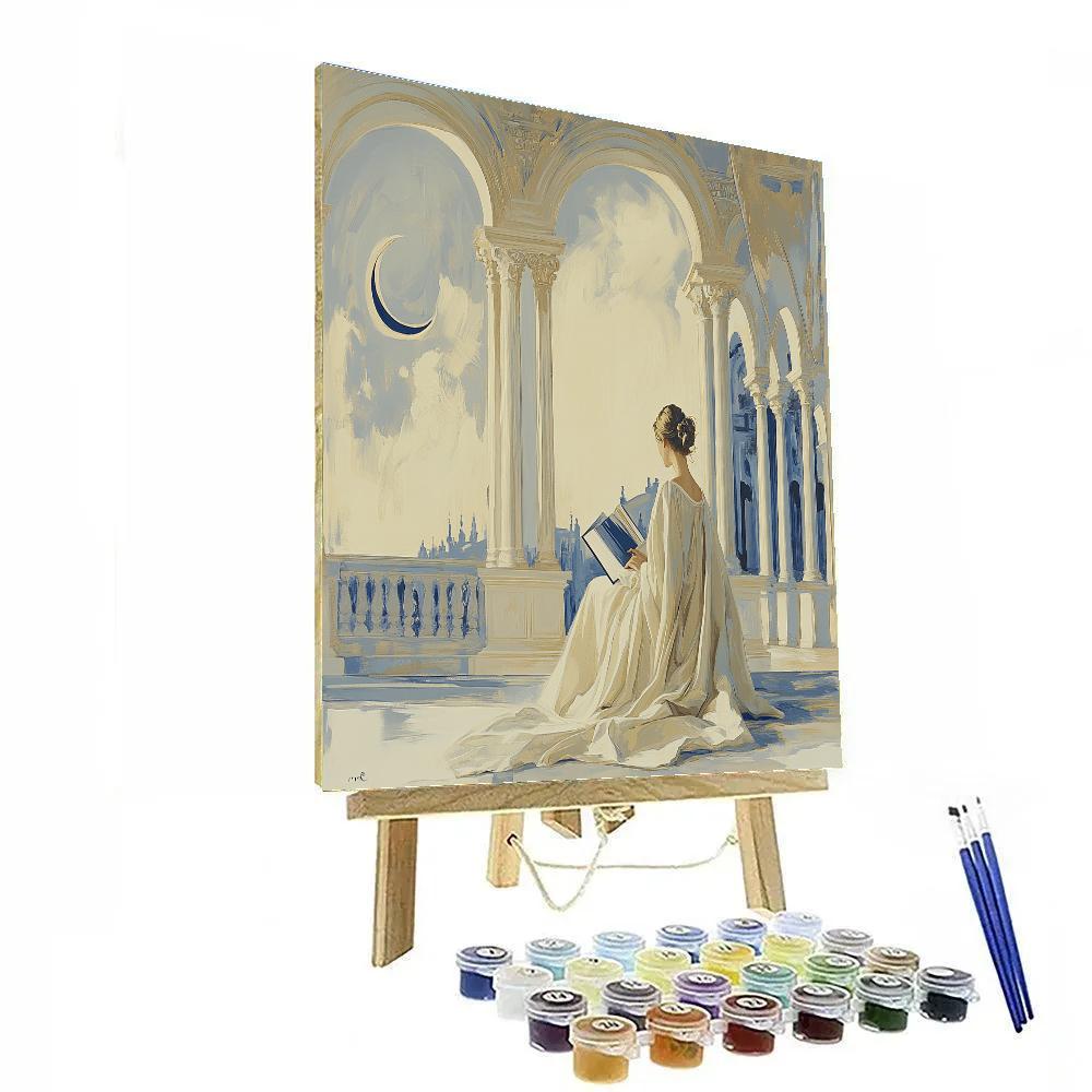 Ingres Inspired Classical Reader Numbered painting kits