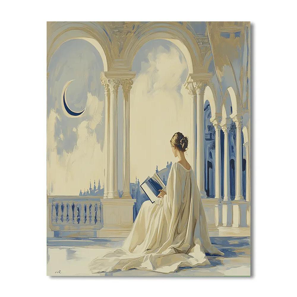 Ingres Inspired Classical Reader Numbered painting kits