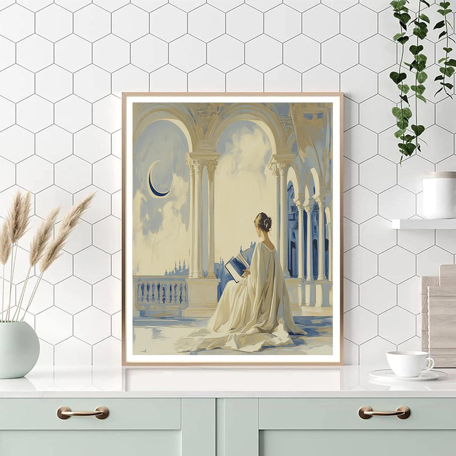 Ingres Inspired Classical Reader Numbered painting kits