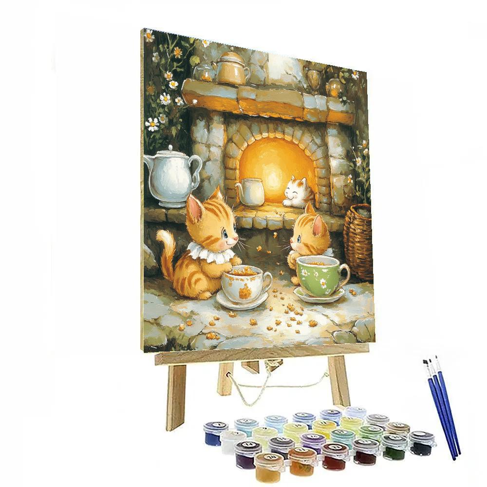 Jaq And Gus Snack Escape Disney Inspired Paint by numbers art