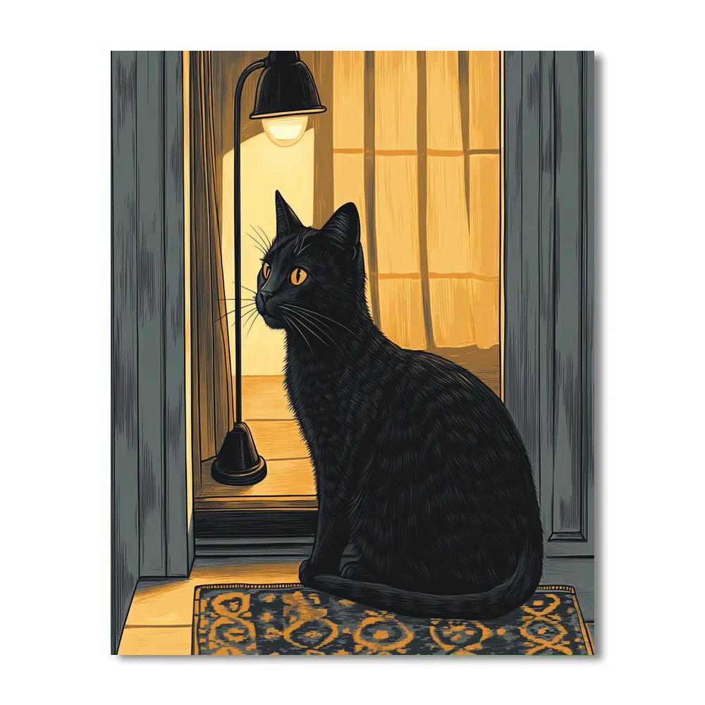 Lucifer Doorway Watch Disney Inspired paint by numbers