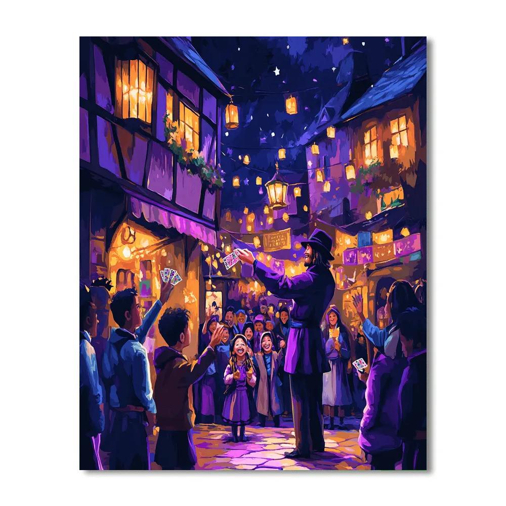 Dr Facilier Friendly Show Disney Inspired Paint by numbers art