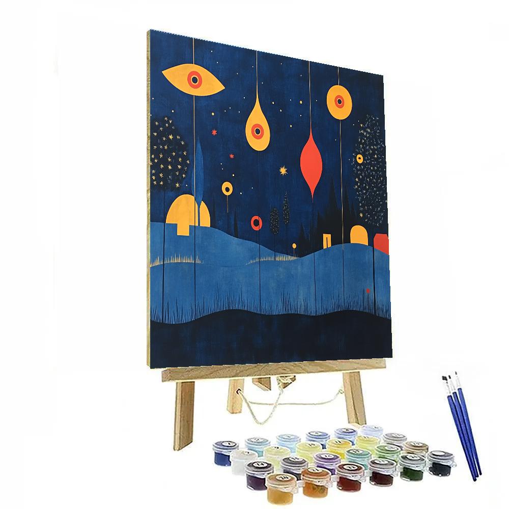 Miró Inspired Garden Constellations Paint by numbers kits