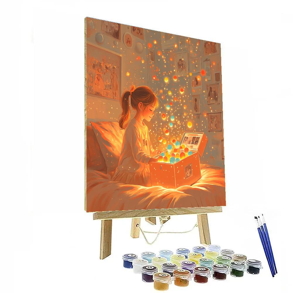 Riley Joyful Memory Box Disney Inspired painting number kit