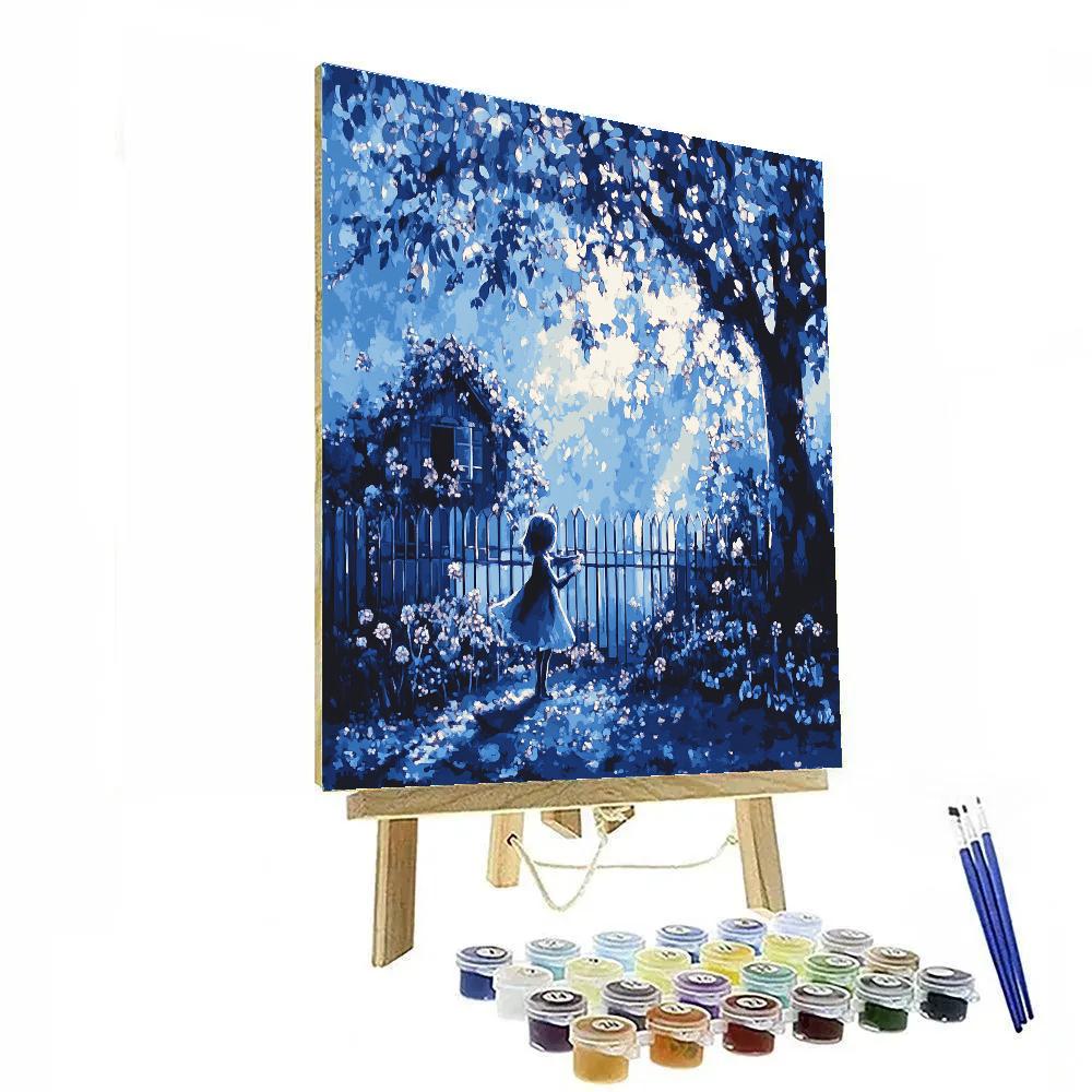 Violet Invisible Hide Disney Inspired DIY paint by numbers