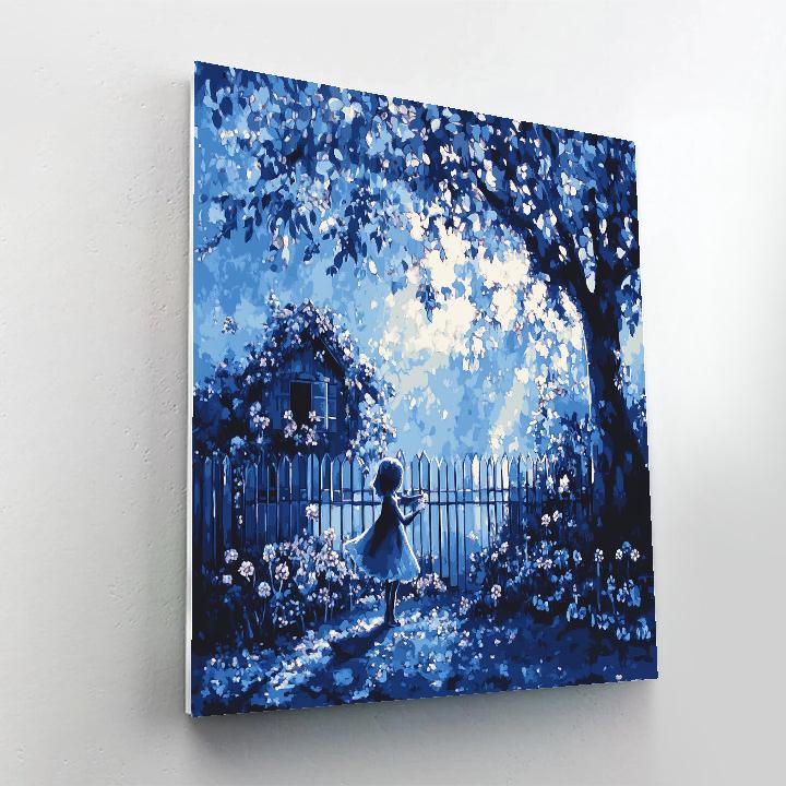 Violet Invisible Hide Disney Inspired DIY paint by numbers