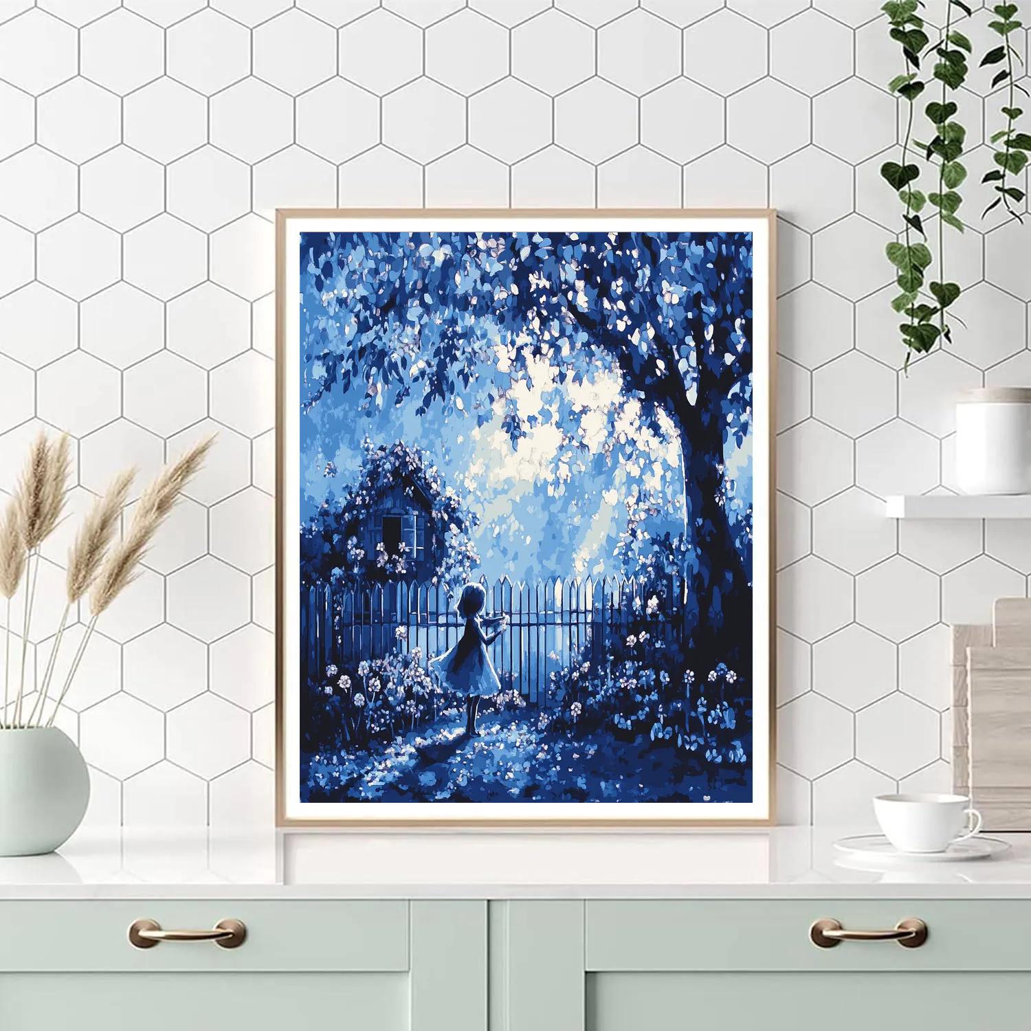 Violet Invisible Hide Disney Inspired DIY paint by numbers