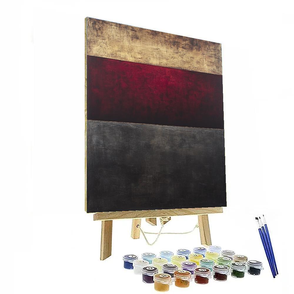 Rothko Inspired Dusk Over Water Paint by numbers kits