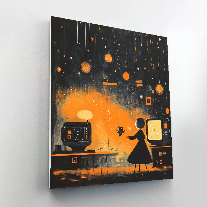 Edna Mode And Jack Jack Cute Moment Disney Inspired Numbered painting kits