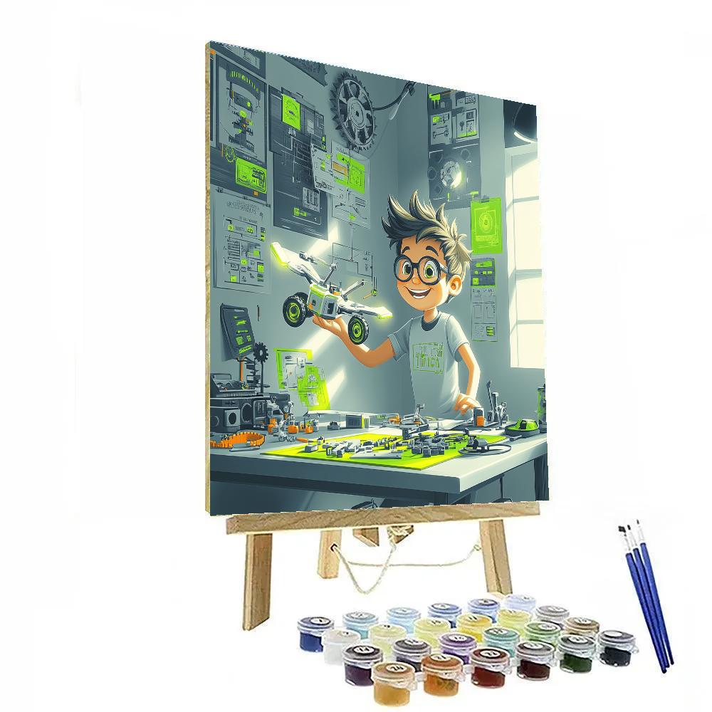 Syndrome Silly Blueprint Disney Inspired Paint by numbers kits
