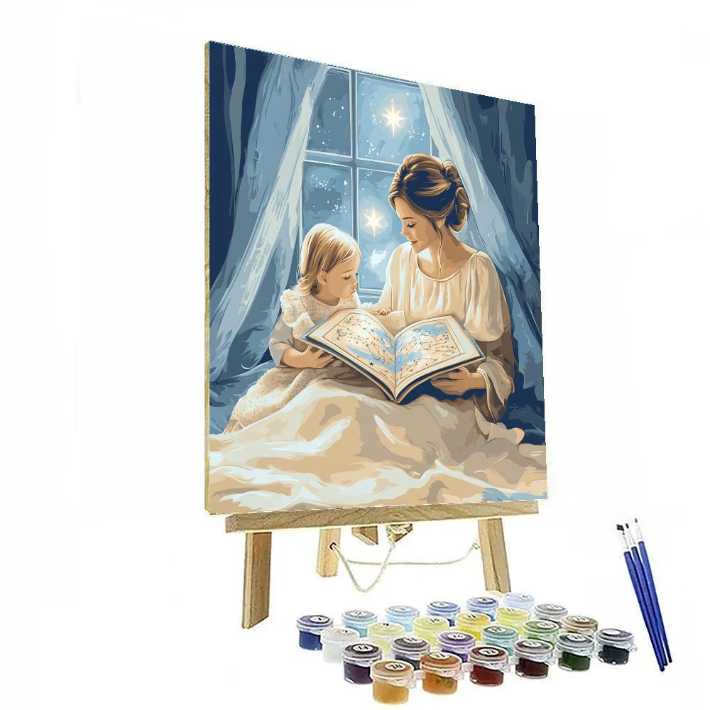 Cassatt Inspired Mother And Night Sky Book DIY paint by numbers