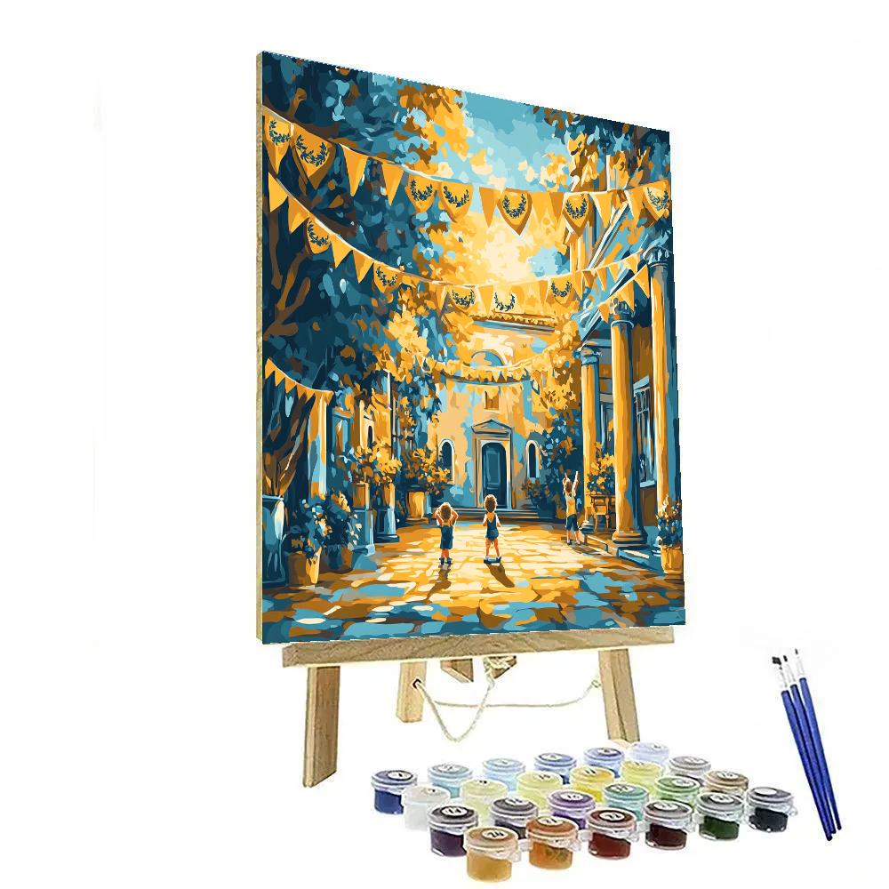 Hercules Young Hero Training Disney Inspired paint by numbers