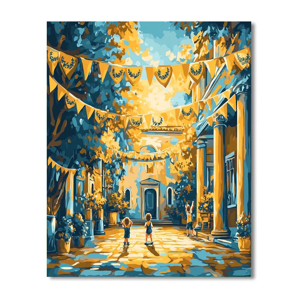 Hercules Young Hero Training Disney Inspired paint by numbers