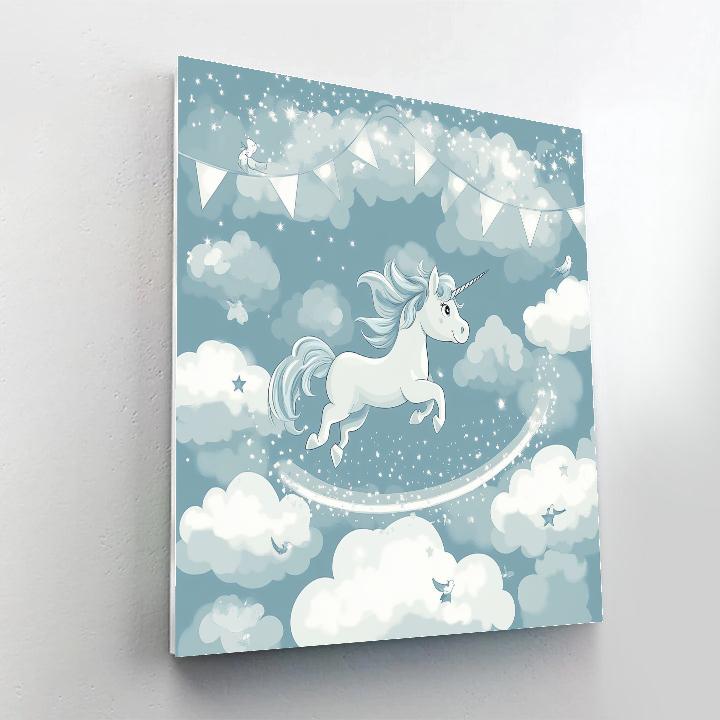 Pegasus Cloud Race Disney Inspired Painting by numbers kit