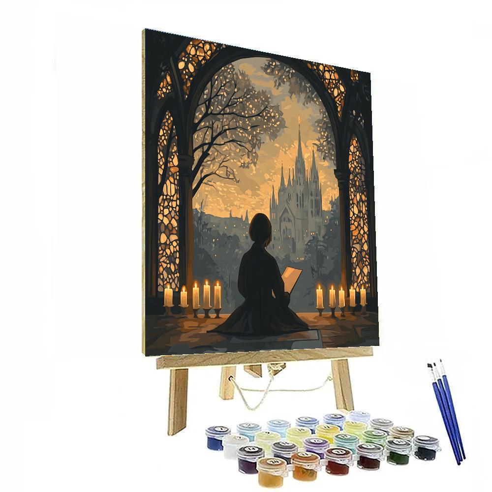 Frollo Candlelit Page Disney Inspired paint by color