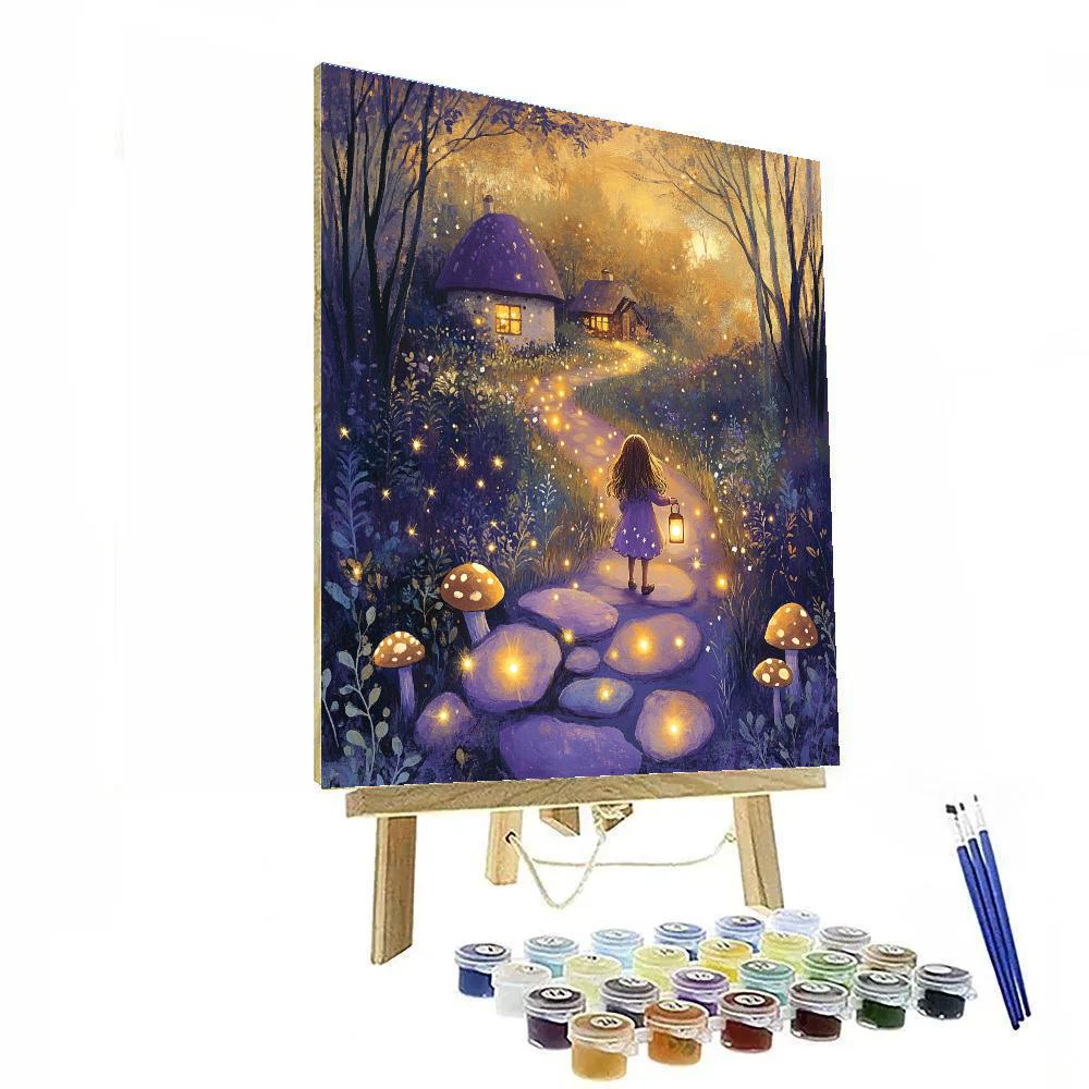 MIRIAM Little Lantern Walk Disney Inspired Painting by numbers kit