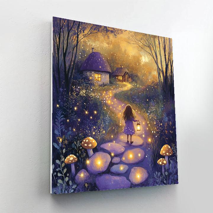 MIRIAM Little Lantern Walk Disney Inspired Painting by numbers kit