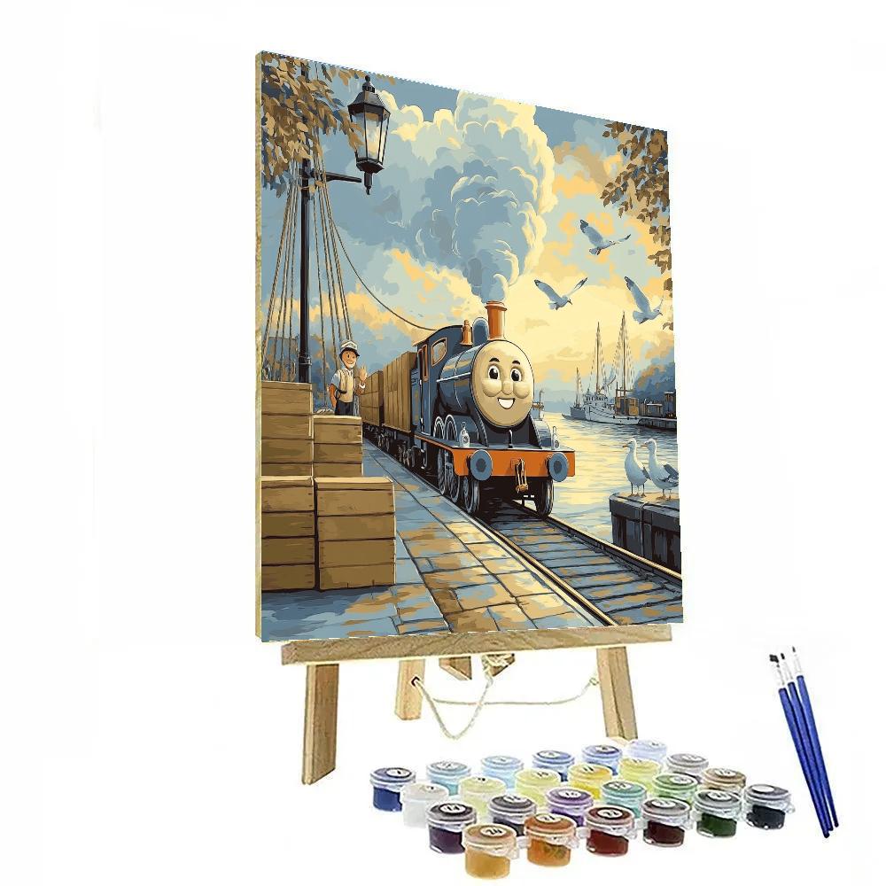 Percy Wharf Watch Disney Inspired paint by numbers