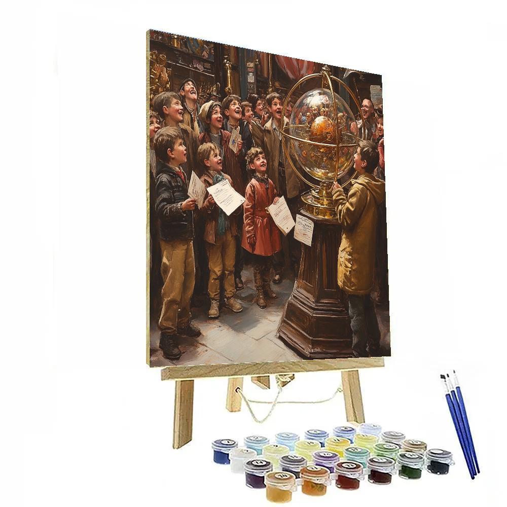 Hogarth Inspired Market Astronomy Show paint by color