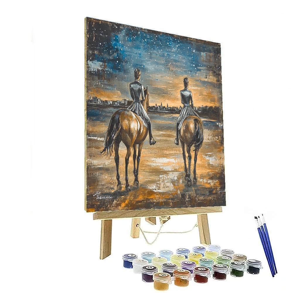 Anthony Van Dyck Inspired Equestrian At Dusk Painting by numbers kit