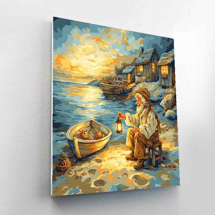Mr Smee Gentle Guide Disney Inspired DIY paint by numbers