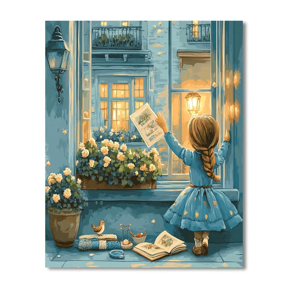 Wendy Darling Neighborhood Play Disney Inspired DIY paint by numbers