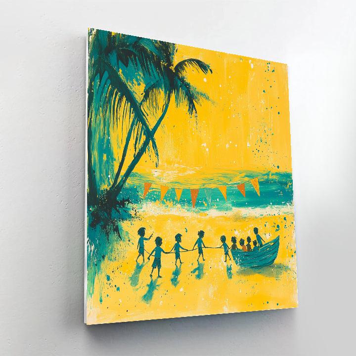 Smee And Lost Boys Friendly Tug Disney Inspired Paint by numbers kits