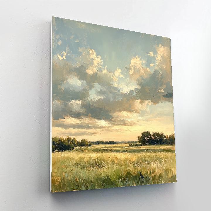 John Constable Inspired Rain Over Heath Numbered painting kits