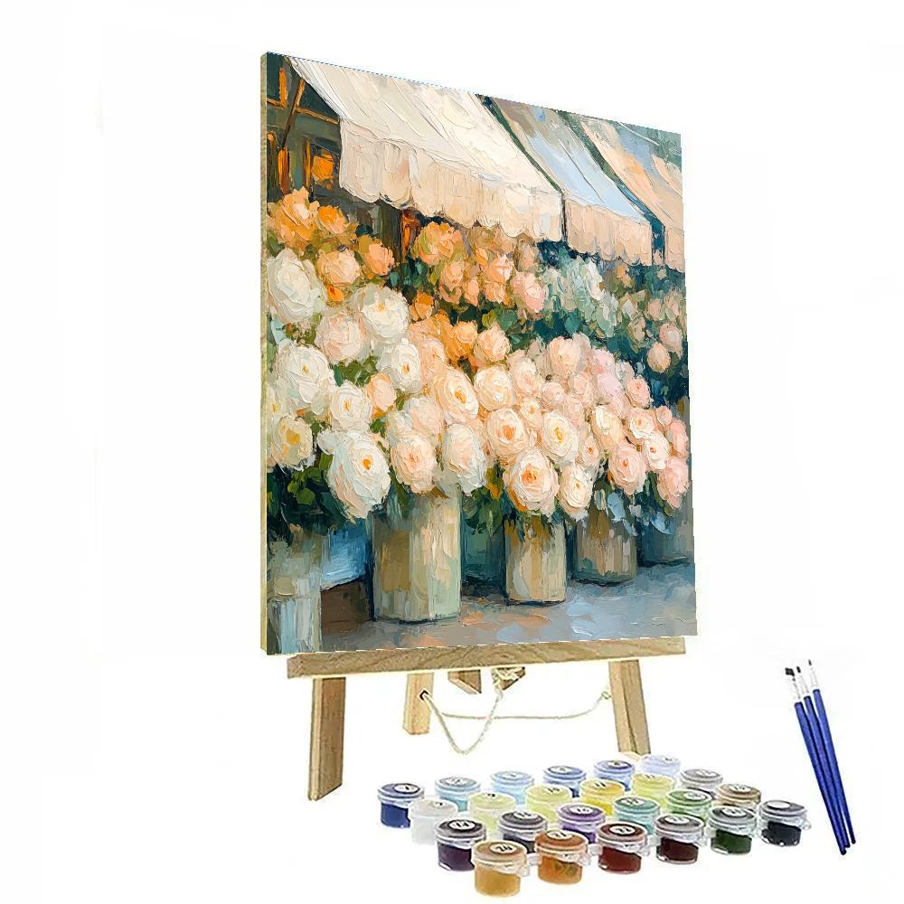 Mary Fairchild MacMonnies Low Inspired Flower Market paint by numbers