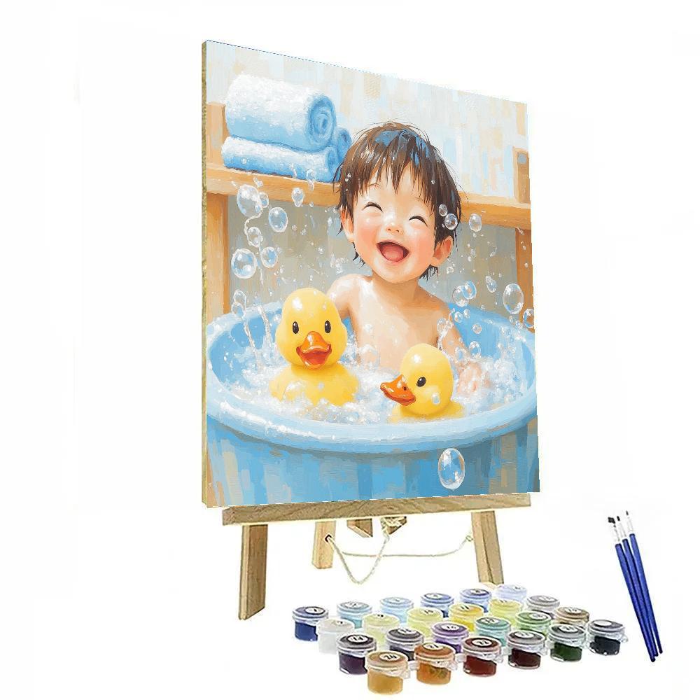 Sosuke Bath Time Friend Disney Inspired Paint by numbers art