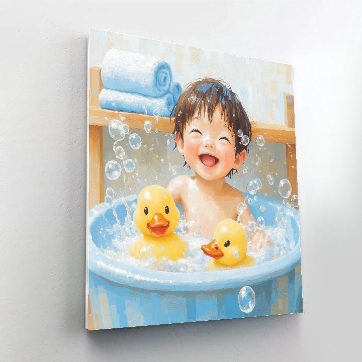 Sosuke Bath Time Friend Disney Inspired Paint by numbers art