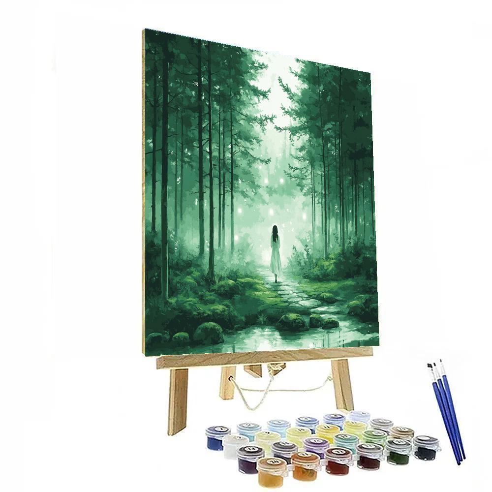 Mononoke San Forest Path Disney Inspired DIY paint by numbers