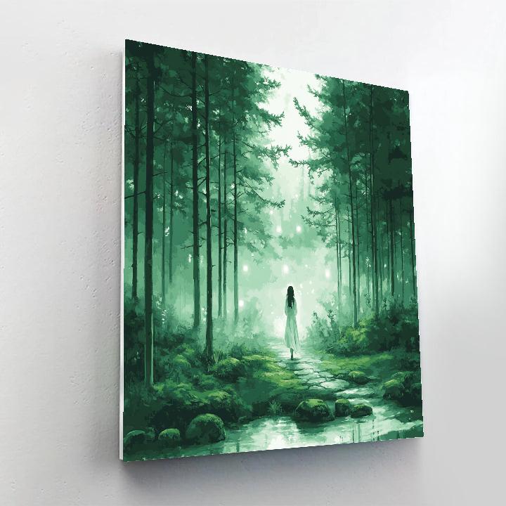 Mononoke San Forest Path Disney Inspired DIY paint by numbers