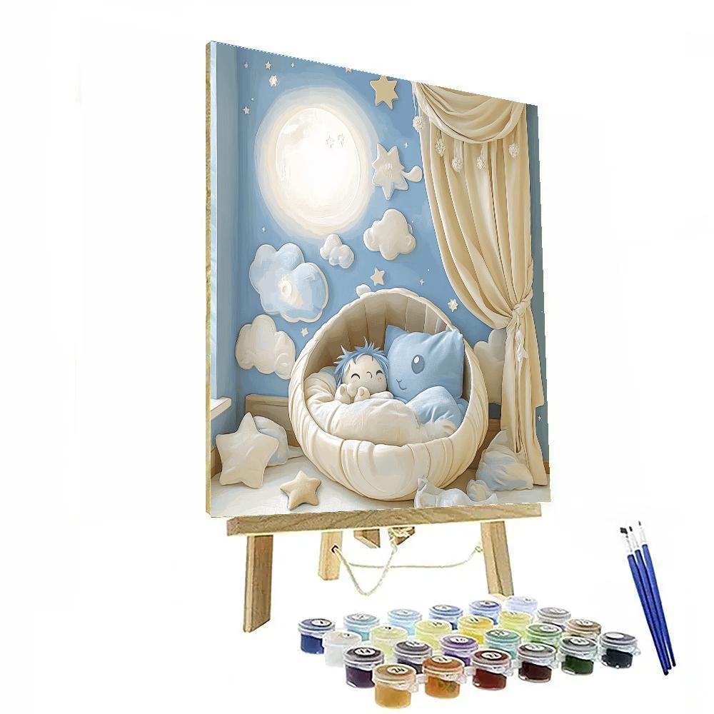 Sosuke And Ponyo Bedtime Song Disney Inspired Paint by numbers kits