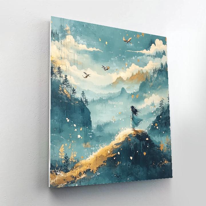 Nausicaa Valley Breeze Disney Inspired paint by color