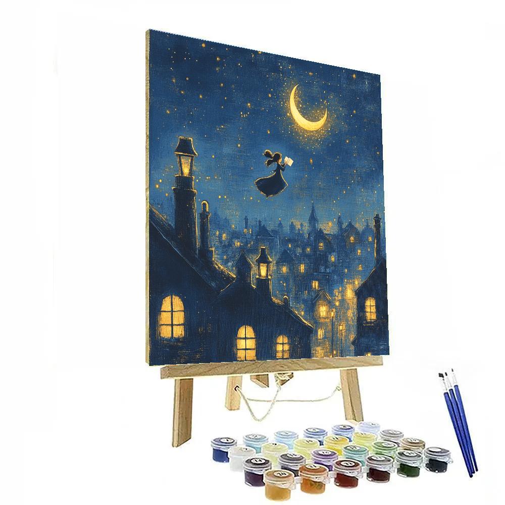 Kiki Night Mail Run Disney Inspired Painting by numbers kit