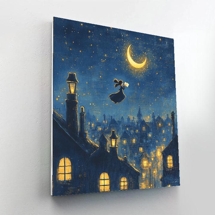 Kiki Night Mail Run Disney Inspired Painting by numbers kit