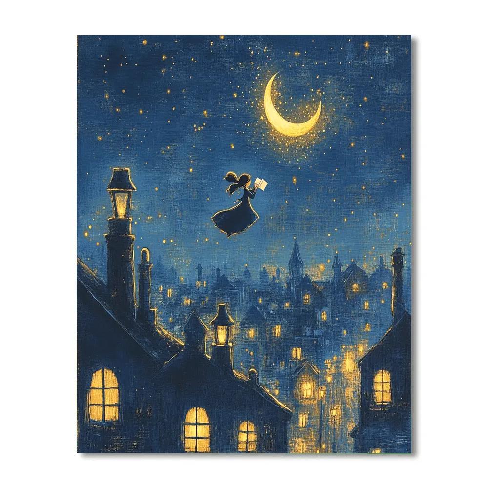 Kiki Night Mail Run Disney Inspired Painting by numbers kit