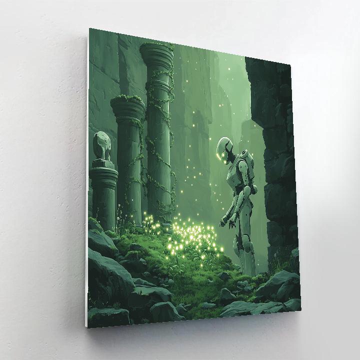 Laputa Robot Garden Disney Inspired Number painting