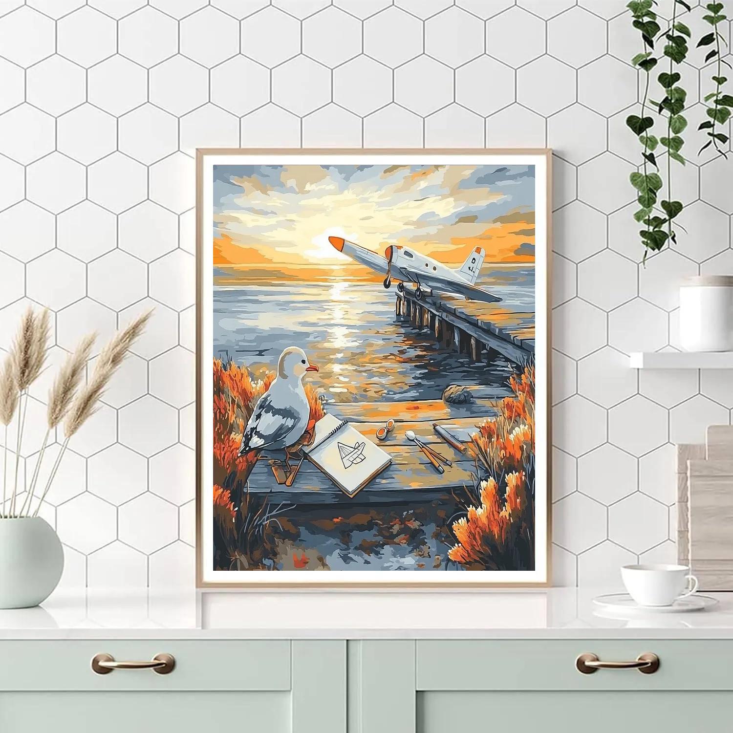 Porco Childlike Sketch Disney Inspired DIY paint by numbers