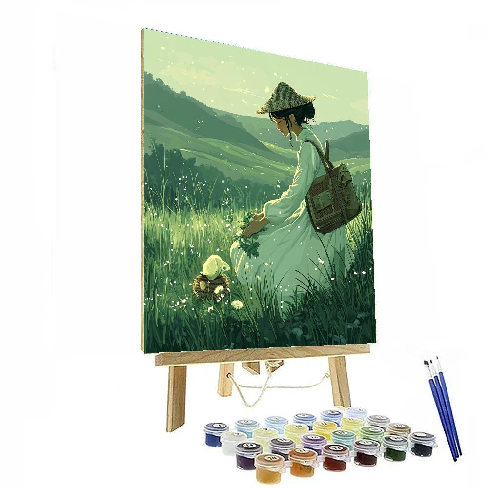 Nausicaa Meadow Rescue Disney Inspired DIY paint by numbers
