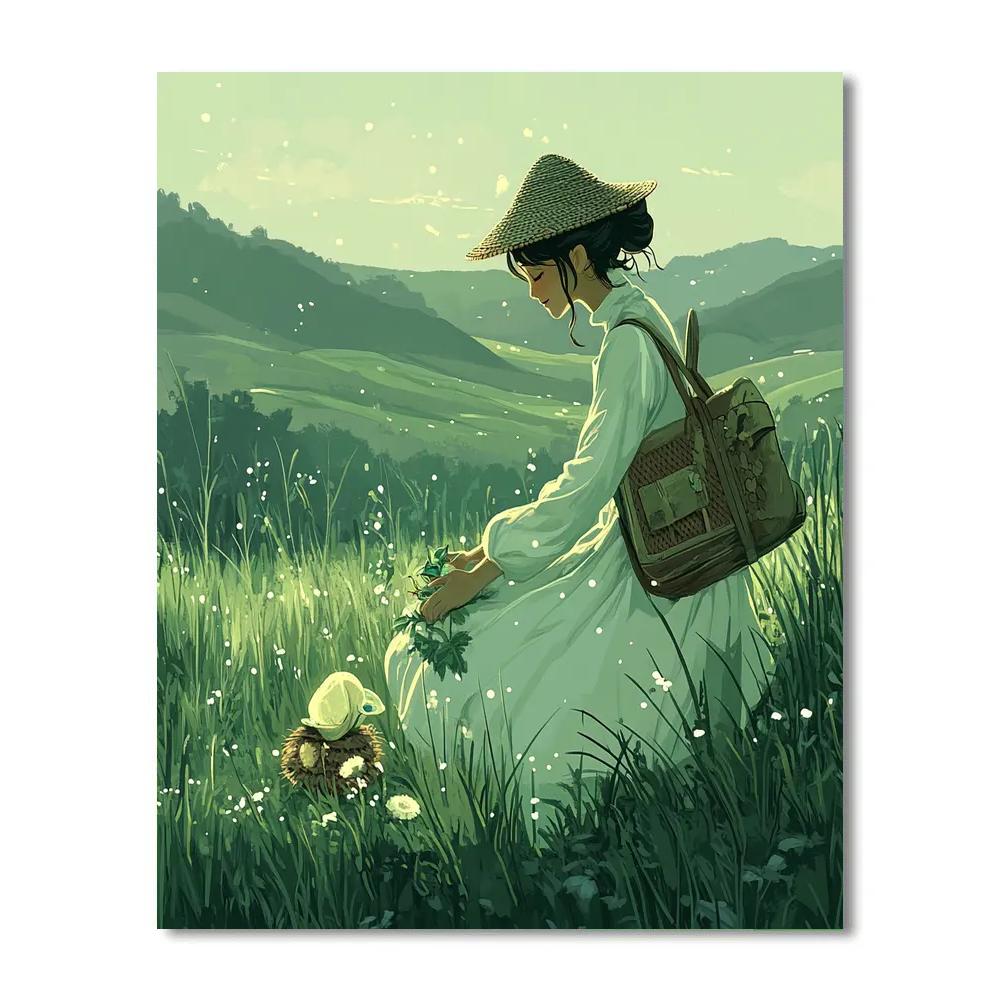Nausicaa Meadow Rescue Disney Inspired DIY paint by numbers