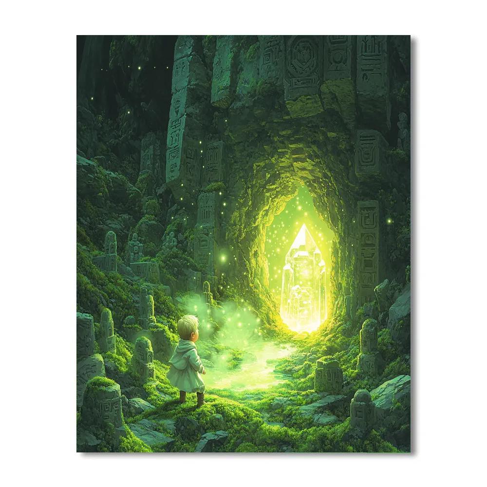 Laputa Tiny Explorer Disney Inspired paint by numbers