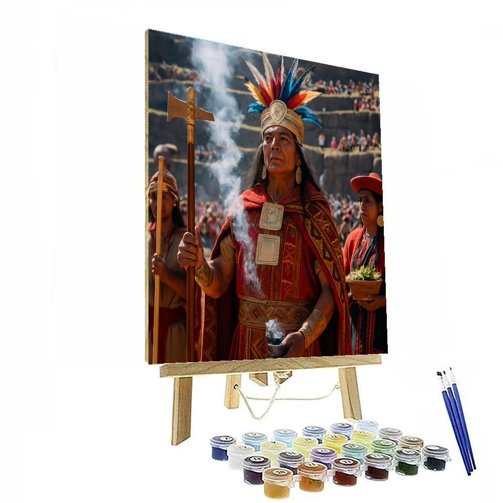 Inti Raymi Sun Ceremony Cusco paint by numbers