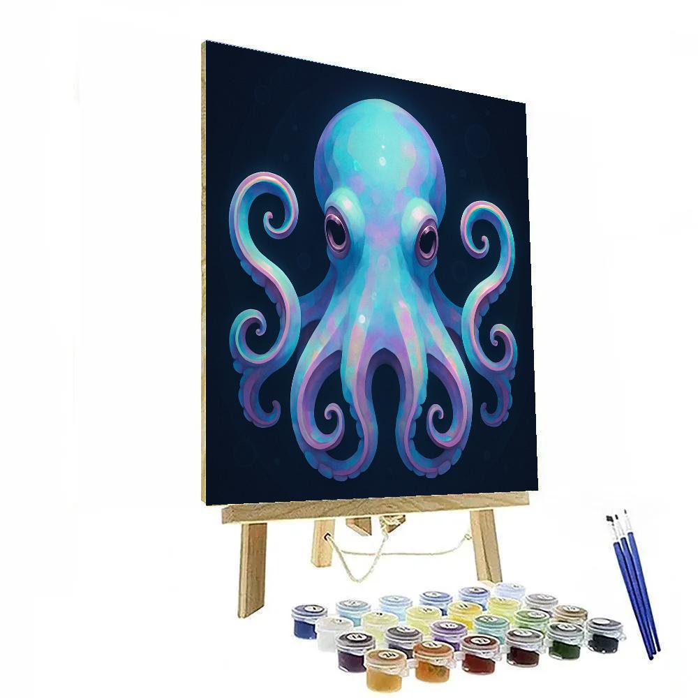 Opal Octopus Focus Face Paint by numbers kits
