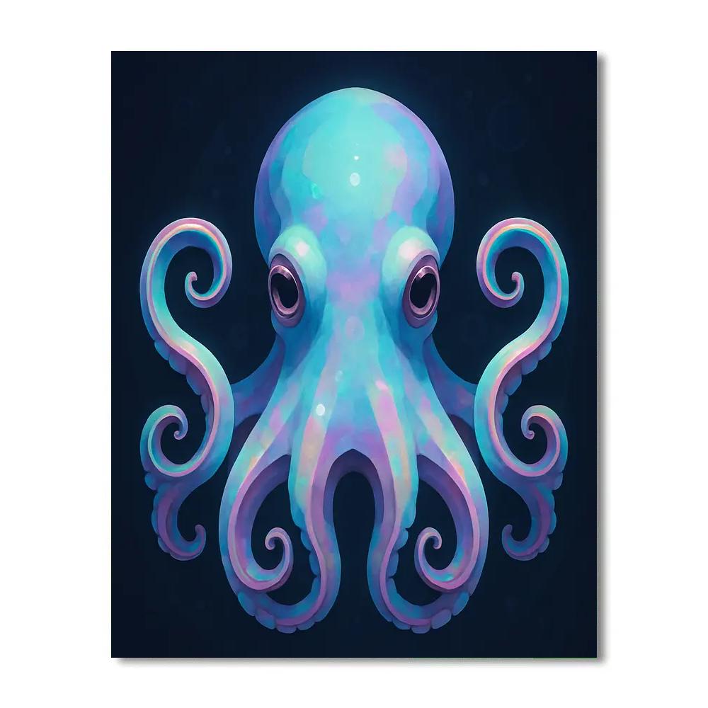 Opal Octopus Focus Face Paint by numbers kits