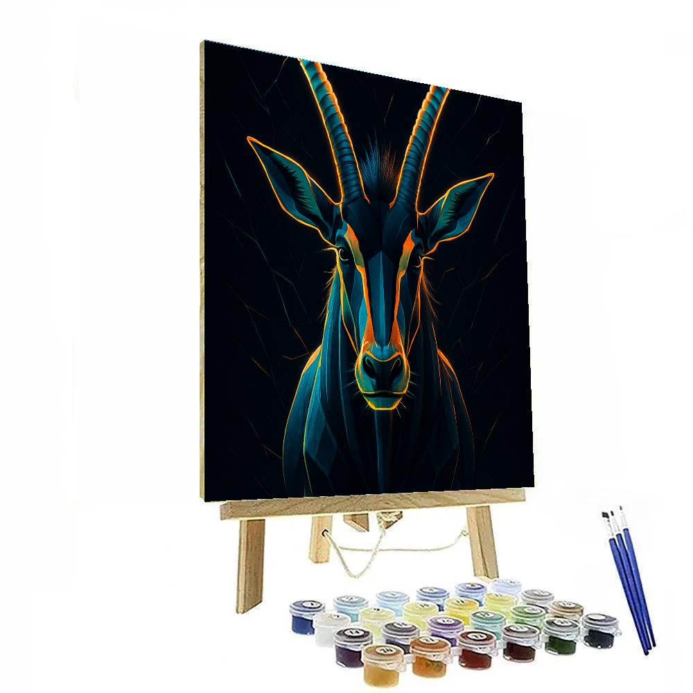Electric Antelope Rift painting number kit