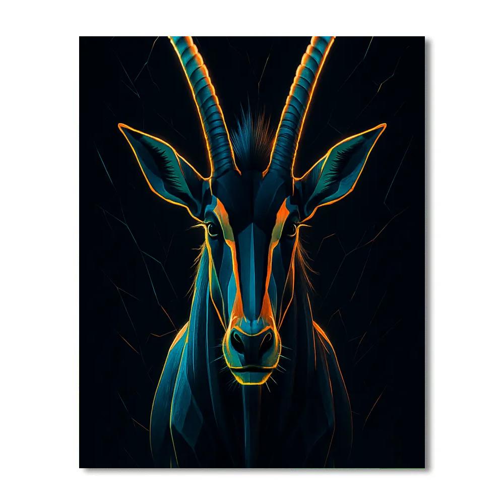 Electric Antelope Rift painting number kit
